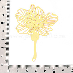 Латунные филигранные большие кулоны&nbsp;KKC-T003-37G