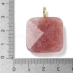 Подвески с огранкой из натуральных смешанных драгоценных камней&nbsp;G-C274-03-G