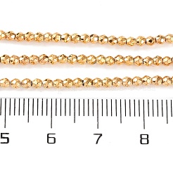 Гальванические нити из синтетических немагнитных гематитовых бусин&nbsp;G-H027-B01-01