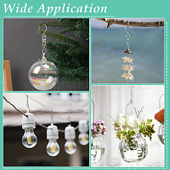 40 шт. крючки для вешалок S-образной формы из нержавеющей стали&nbsp;PALLOY-ME00023