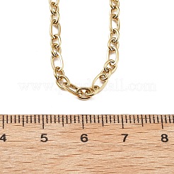Ожерелья из овальной цепочки из нержавеющей стали 304 толщиной 3.5 мм NJEW-T016-08G