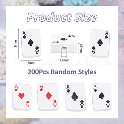 200шт бусины из полимерной глины ручной работы FIND-DC0006-49