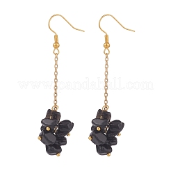 Set di gioielli con perline di ossidiana naturale&nbsp;SJEW-JS01230-01