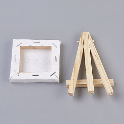 Supports du carnet de croquis de chevalet en bois&nbsp;DIY-WH0063-08