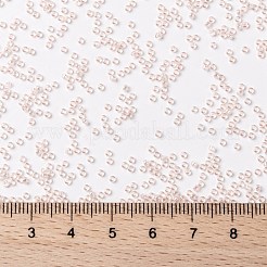 MIYUKIラウンドロカイユビーズ  日本製シードビーズ  （rr365)ライトシェルピンクツヤ  15/0  1.5mm  穴：0.7mm  約5555PCS /ボトル  10 G /ボトル&nbsp;SEED-JP0010-RR0365