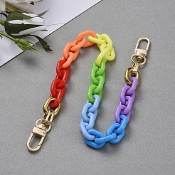 Ручка для кошелька с цепочкой из акрила&nbsp;AJEW-BA00007