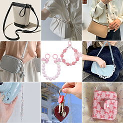 2 шт. 2 стиля бант из акриловых бусин&nbsp;HJEW-BBC0001-22