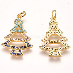 Латунные микро проложить кубического циркония подвески ZIRC-F086-02G