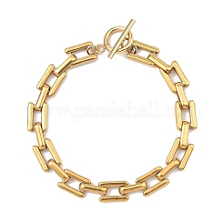 Armbänder aus rechteckigen Gliederketten aus Edelstahl 304 für Damen und Herren&nbsp;BJEW-JB13794
