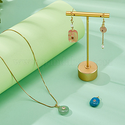 4 pièces 4 styles pendentifs en pierre mélangée naturelle et synthétique&nbsp;KK-HS0002-16A