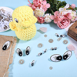 Овальный пластиковый глаз для поделок&nbsp;DIY-GL0005-64C