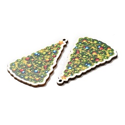 Большие деревянные подвески с рождественским принтом на одно лицо WOOD-D025-40