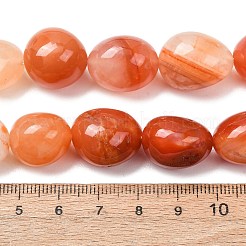 Natürliche rote Botswana Achat Perlenstränge&nbsp;G-G117-A05-06