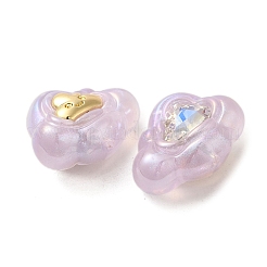 Смоляные бусины с мультяшными облаками&nbsp;RESI-C047-01E