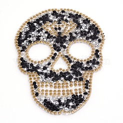Schädel Strass Flecken&nbsp;DIY-WH0199-35A