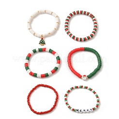 6 Stück Weihnachtsmotiv&nbsp;BJEW-TA00539