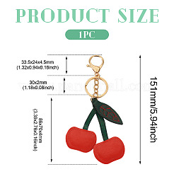 1 шт. брелки из искусственной кожи&nbsp;KEYC-TA0001-47C