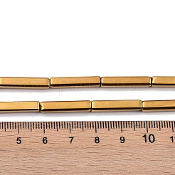 Chapelets de perles en verre électroplaqué&nbsp;EGLA-Q128-12A-FP02