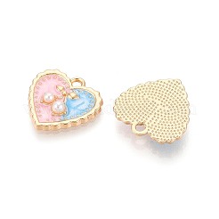 Подвески из эмали и сплава PALLOY-T092-38G-02