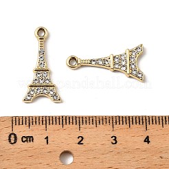 Подвески со стразами из сплава с ультрафиолетовым покрытием&nbsp;FIND-A054-07G