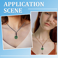 24 шт. 8 стиля нейлонового шнура для изготовления ожерелий NJEW-SC0001-43