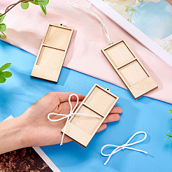 Деревянная мини-подвесная фоторамка для детей&nbsp;DIY-TA0012-93B