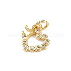 Латунные микро проложить кубического циркония подвески&nbsp;LS-KK-H077-02G-01