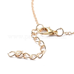 4 pz 4 cavigliere a catena in lega di stile con cuore&nbsp;SJEW-D009-05KCG