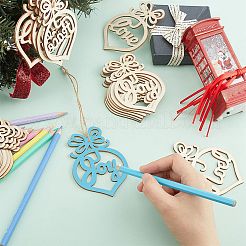 Деревянные подвесные украшения&nbsp;AJEW-NB0001-96