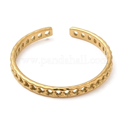 Кольца-манжеты из нержавеющей стали 304 полые круглые открытые для женщин&nbsp;STAS-D085-19G