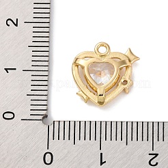 Латунные микро проложить кубического циркония подвески KK-U042-20G