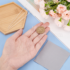 4 шт. круглая трубка из стерлингового серебра STER-BC0001-69