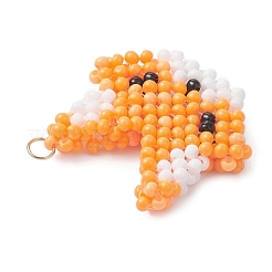 Подвески в виде лисы из бисера&nbsp;PALLOY-MZ01146