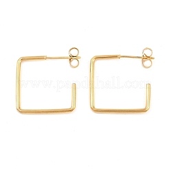 Серьги-гвоздики из нержавеющей стали 304&nbsp;EJEW-D339-01G