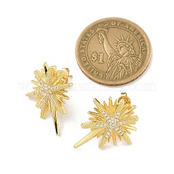 Серьги-гвоздики из циркония KK-B124-13G