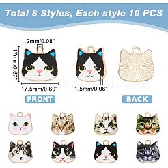 Подвески из сплава с принтом в 80 стилях FIND-NB0003-19