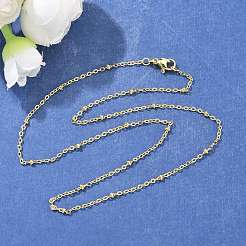 Ожерелье из латунных спутниковых цепочек для женщин NJEW-P265-38G