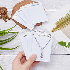 Карточки с фланелетом и пластиковыми ожерельями DIY-FG0001-76