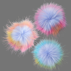 6 мягкий помпон из искусственного меха лисы&nbsp;FIND-SC0020-45