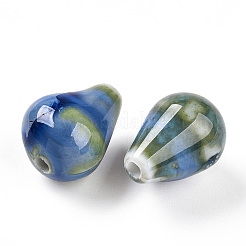 Фарфоровые бусины ручной работы&nbsp;PORC-N008-05F