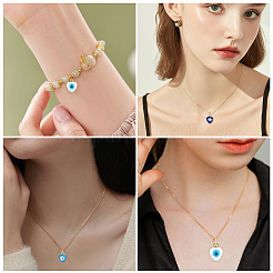 36шт 3 цвета латунные эмалевые подвески&nbsp;KK-BBC0021-93