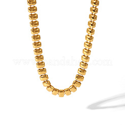 Комплект из ожерелий и браслетов с прямоугольными звеньями из нержавеющей стали 304 PW1815-1