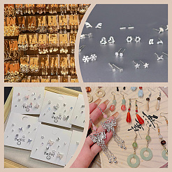 Демонстрация сережек из искусственной кожи и железа&nbsp;EDIS-WH20002-07A