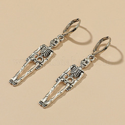 Серьги-кольца из сплава скелетов PO8955