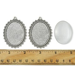 Набор для изготовления пустых подвесок из сплава в тибетском стиле своими руками&nbsp;DIY-FS0005-80B