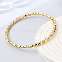 Браслеты из кованой нержавеющей стали 304 для женщин&nbsp;BJEW-D408-03G