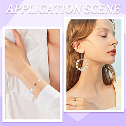 16 шт. стойка с покрытием из настоящих 18-каратного золота латунные эмалевые бусины&nbsp;FIND-SC0001-76