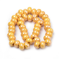 Perline porcellana fatto a mano&nbsp;PORC-Q219-15x9-F22