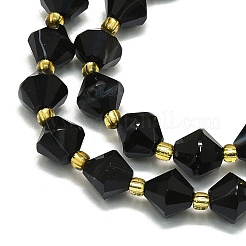 Нити бусин из натурального окрашенного и нагретого полосатого агата/полосчатого агата G-I376-B09-01