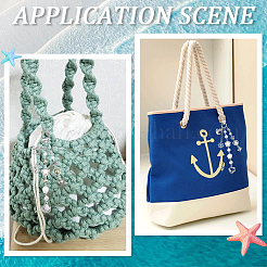 Наборы для самостоятельного изготовления стеклянных жемчужных бусин и подвесок в виде морских животных&nbsp;DIY-SC0030-83